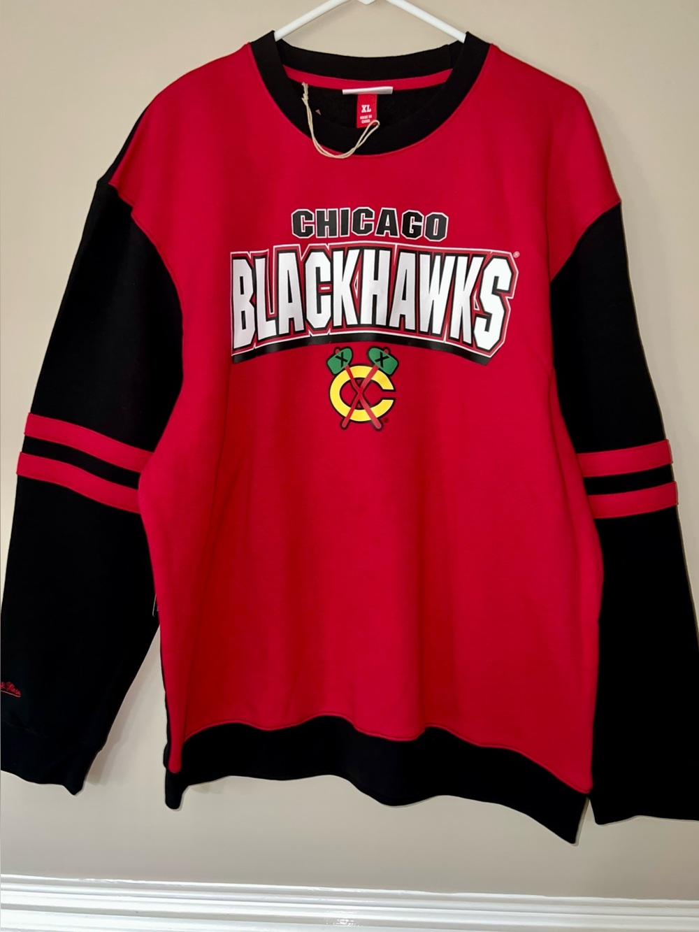 Mitchell & Ness Chicago Blackhawks crewneck sweatshirt - XL - NEW